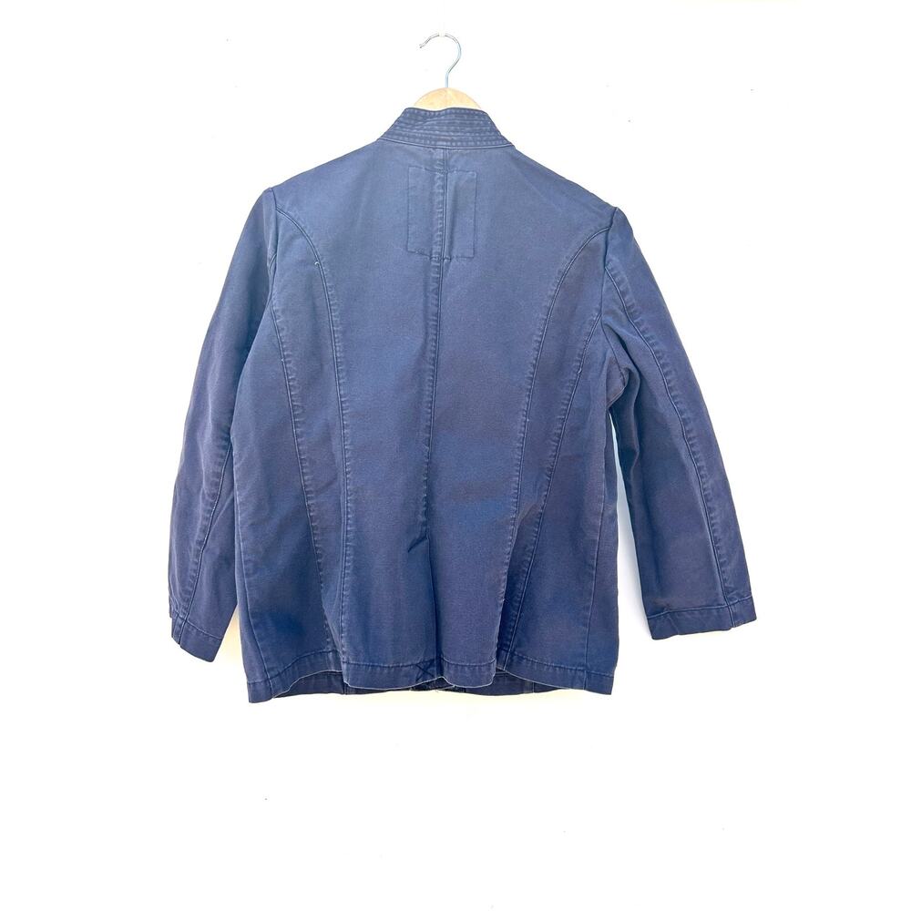 Denim & Supply Ralph Lauren Military Canvas Cotton Field Jacket Large Blue - Picture 4 of 10
